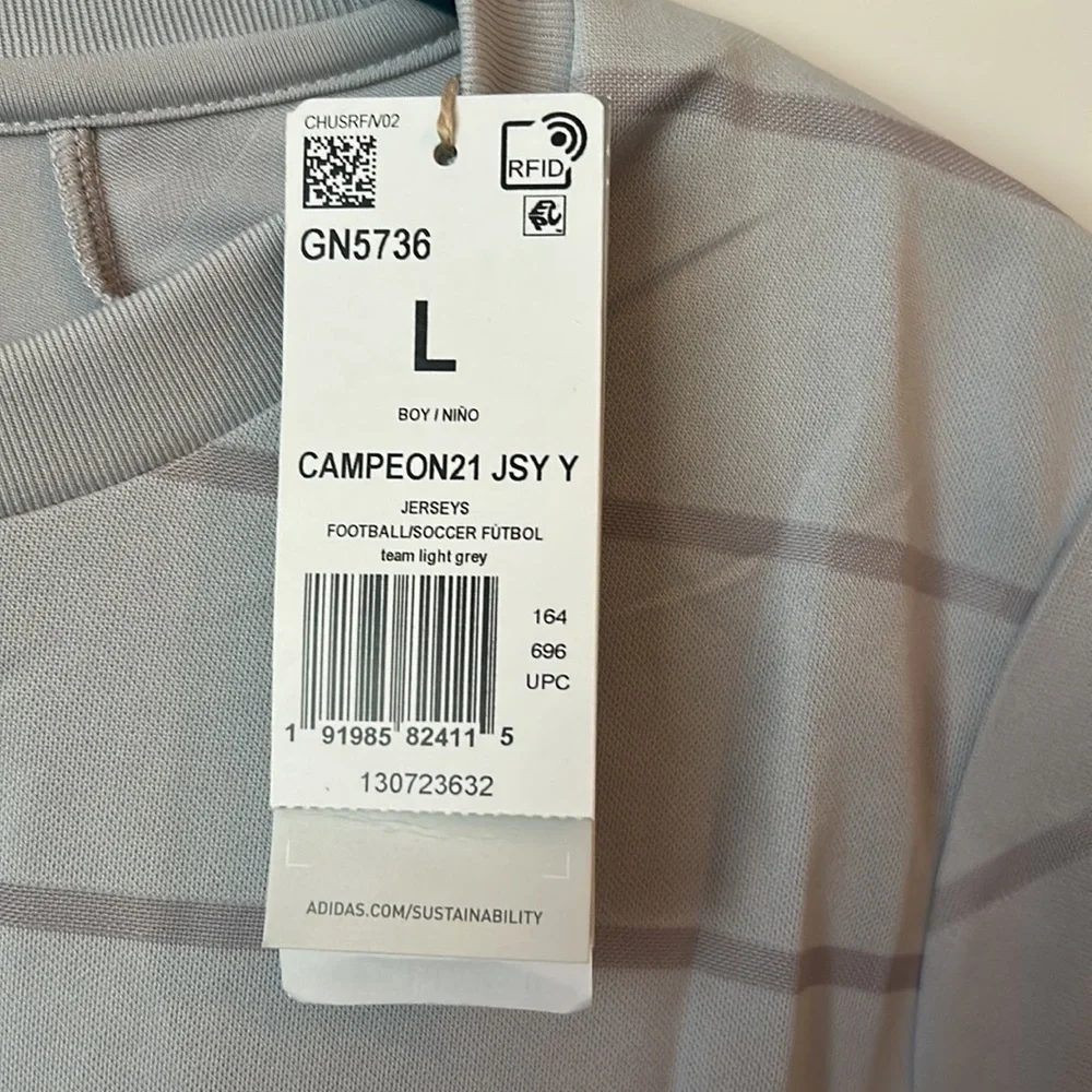 NWT Adidas Campeon 21 Jersey - Boy 13-14Y - Picture 6 of 8